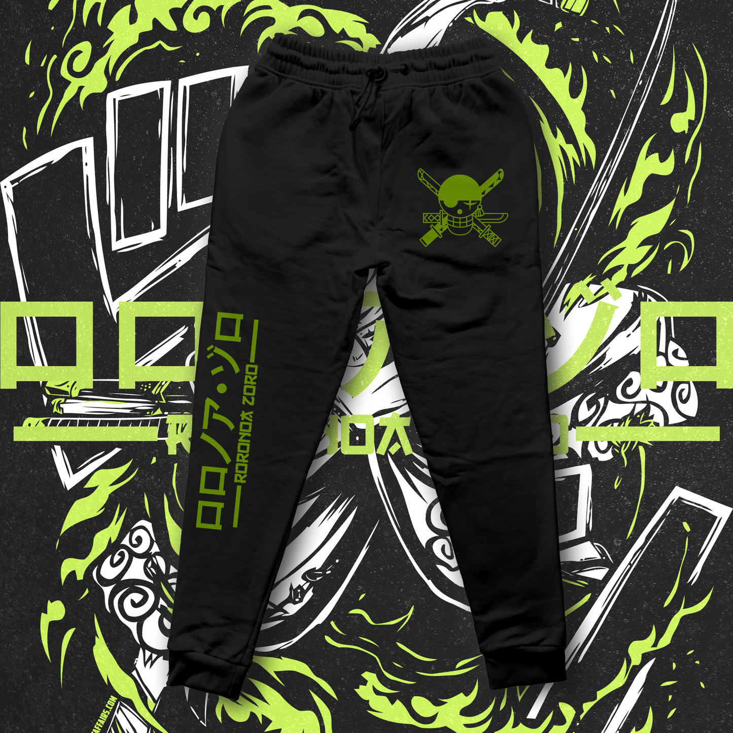 Roronoa Zoro Jogger Pants - Ministry of T-Shirt's Affairs
