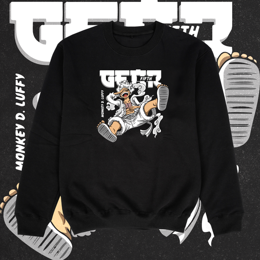 Gear Fifth Luffy Sweatshirt - Ministry of T-Shirt's Affairs