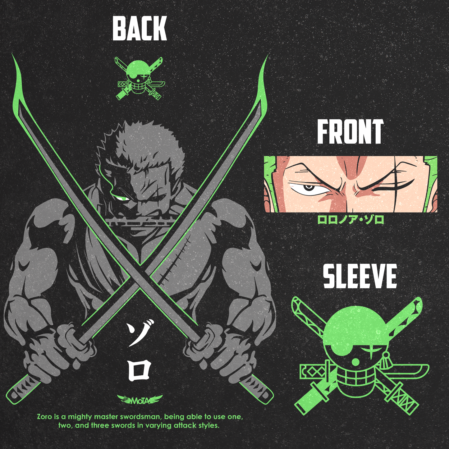 Zoro II Long Sleeves - Ministry of T-Shirt's Affairs