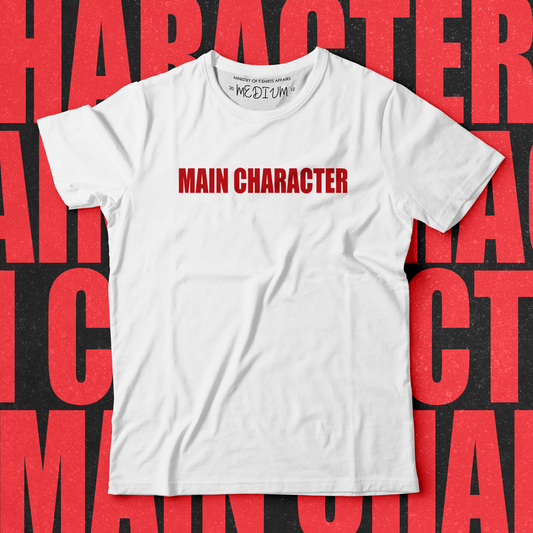 Main Character - White - Ministry of T-Shirt's Affairs