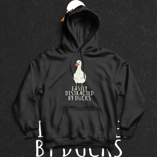 Distracted By Ducks Hoodie - Ministry of T-Shirt's Affairs