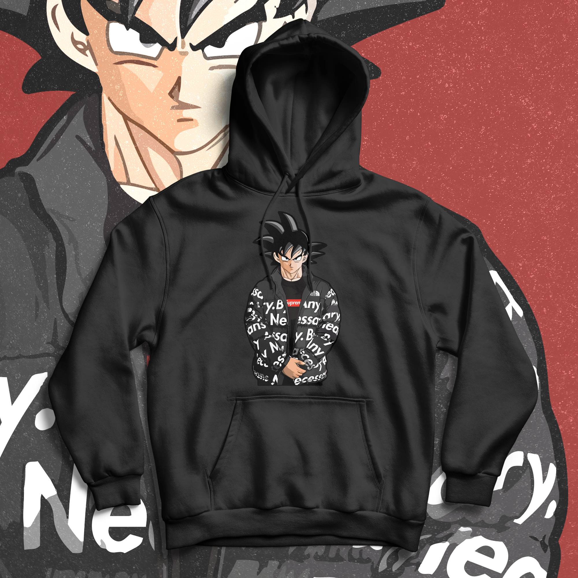 Supreme 2025 hoodie goku