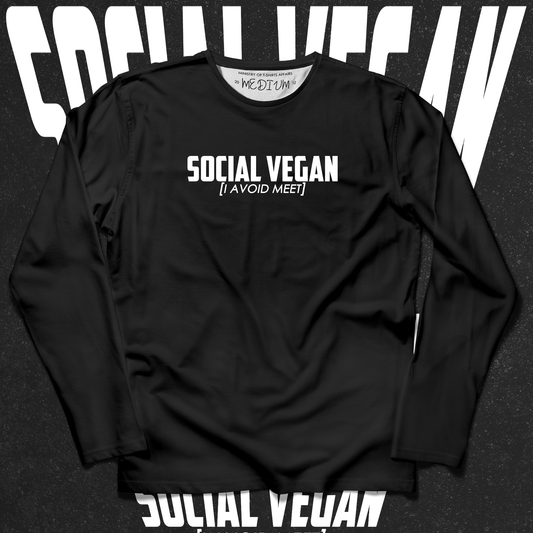 Social Vegan Long Sleeves - Ministry of T-Shirt's Affairs
