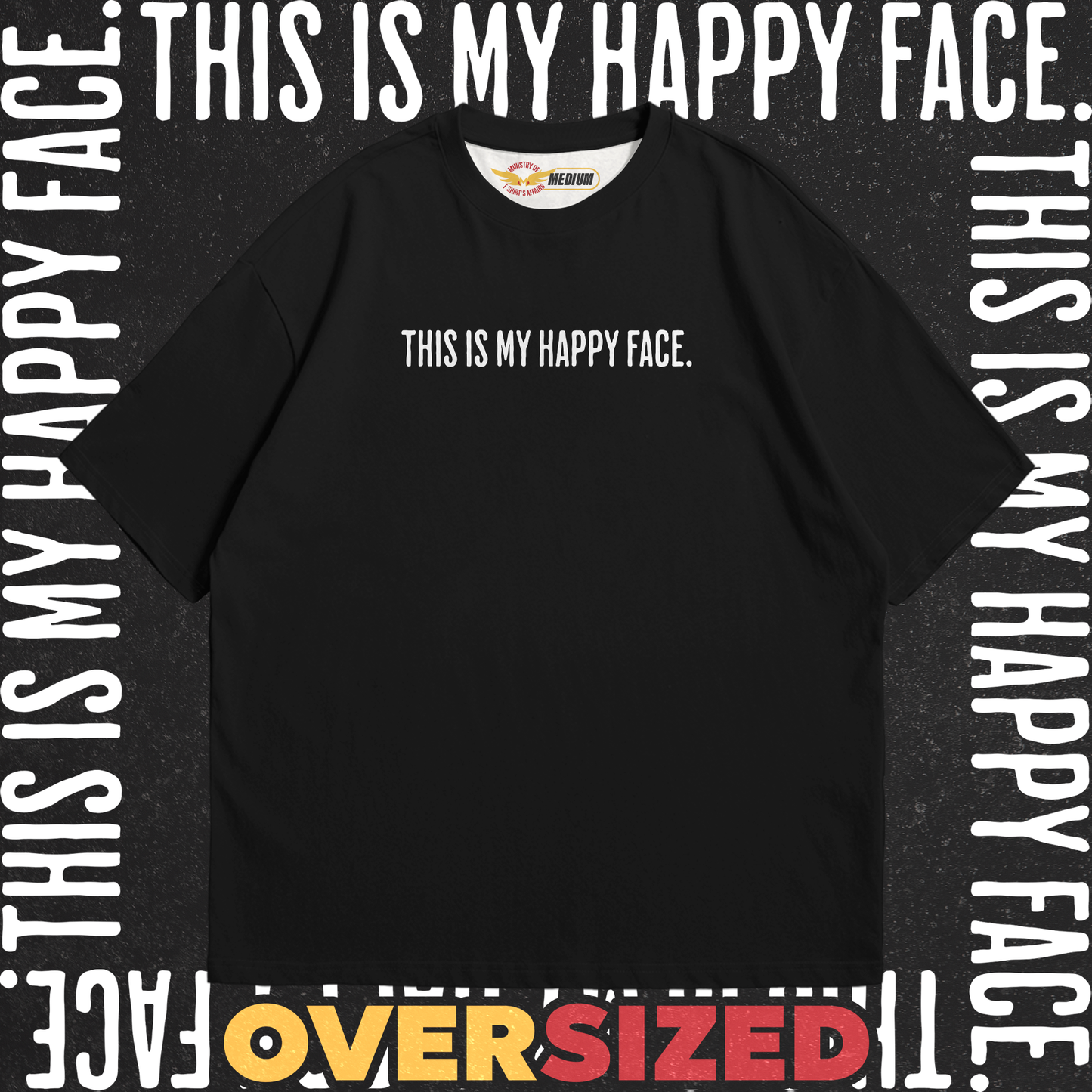 Happy Face Oversized