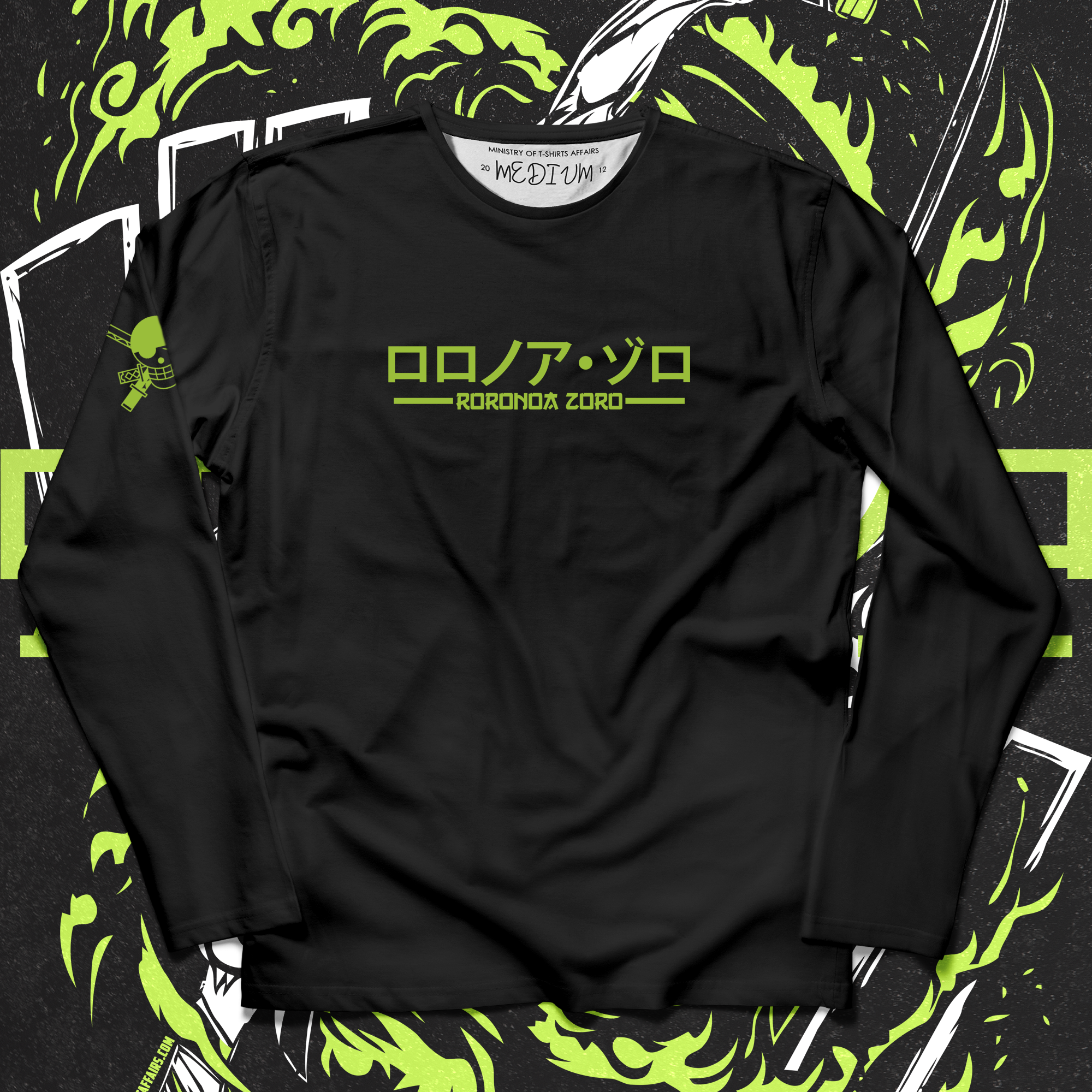 Roronoa Zoro Long Sleeves - Ministry of T-Shirt's Affairs