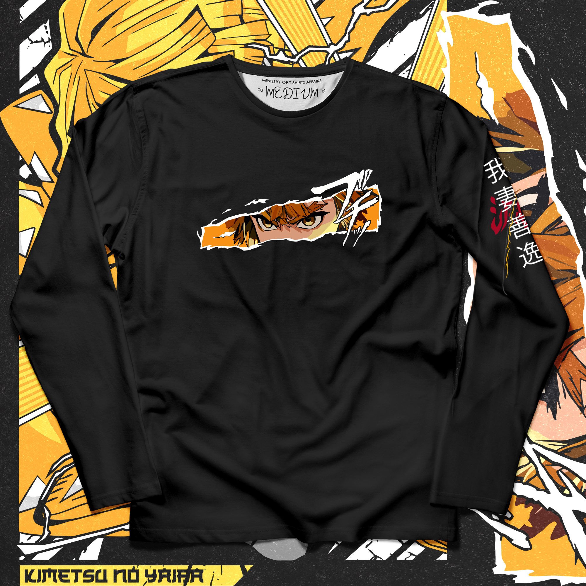 Zenitsu Agatsuma - Demon Slayer Long Sleeves - Ministry of T-Shirt's Affairs
