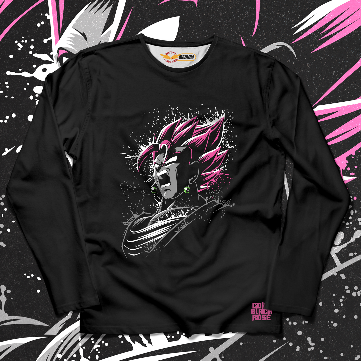 Goku Black Rose Long Sleeves