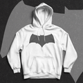 Batfleck - White Hoodie