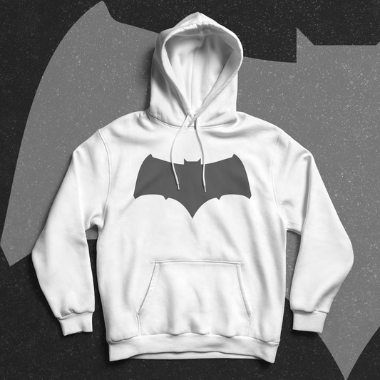 Batfleck - White Hoodie