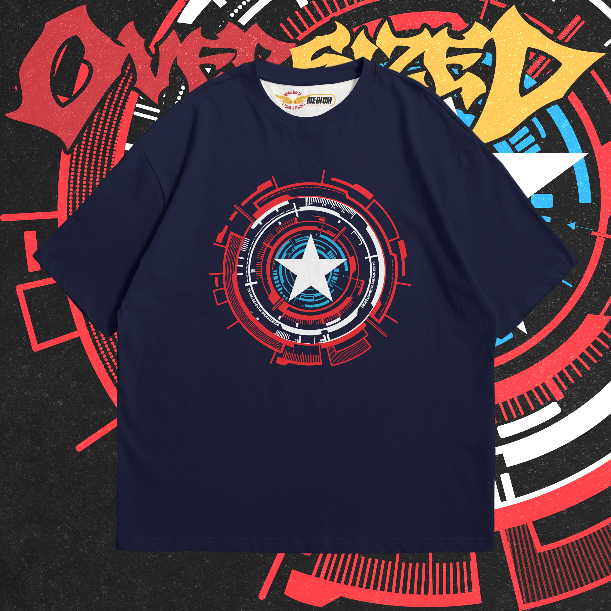 Cap America II Oversized