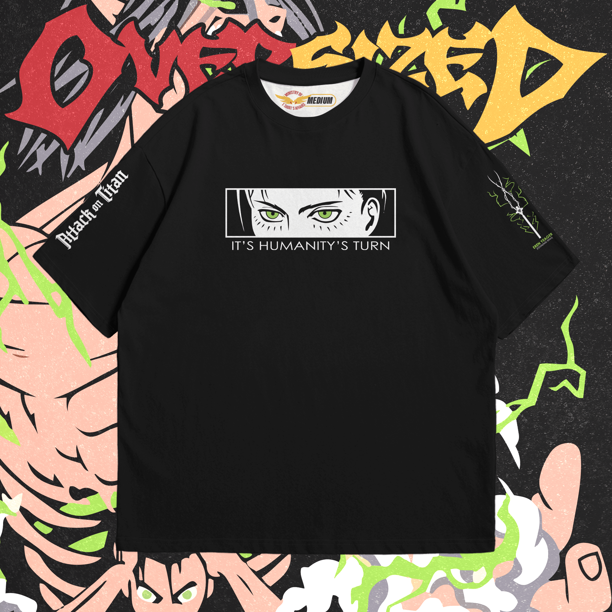 AOT - Limited Addition Oversized - Ministry Of T-Shirt's Affairs