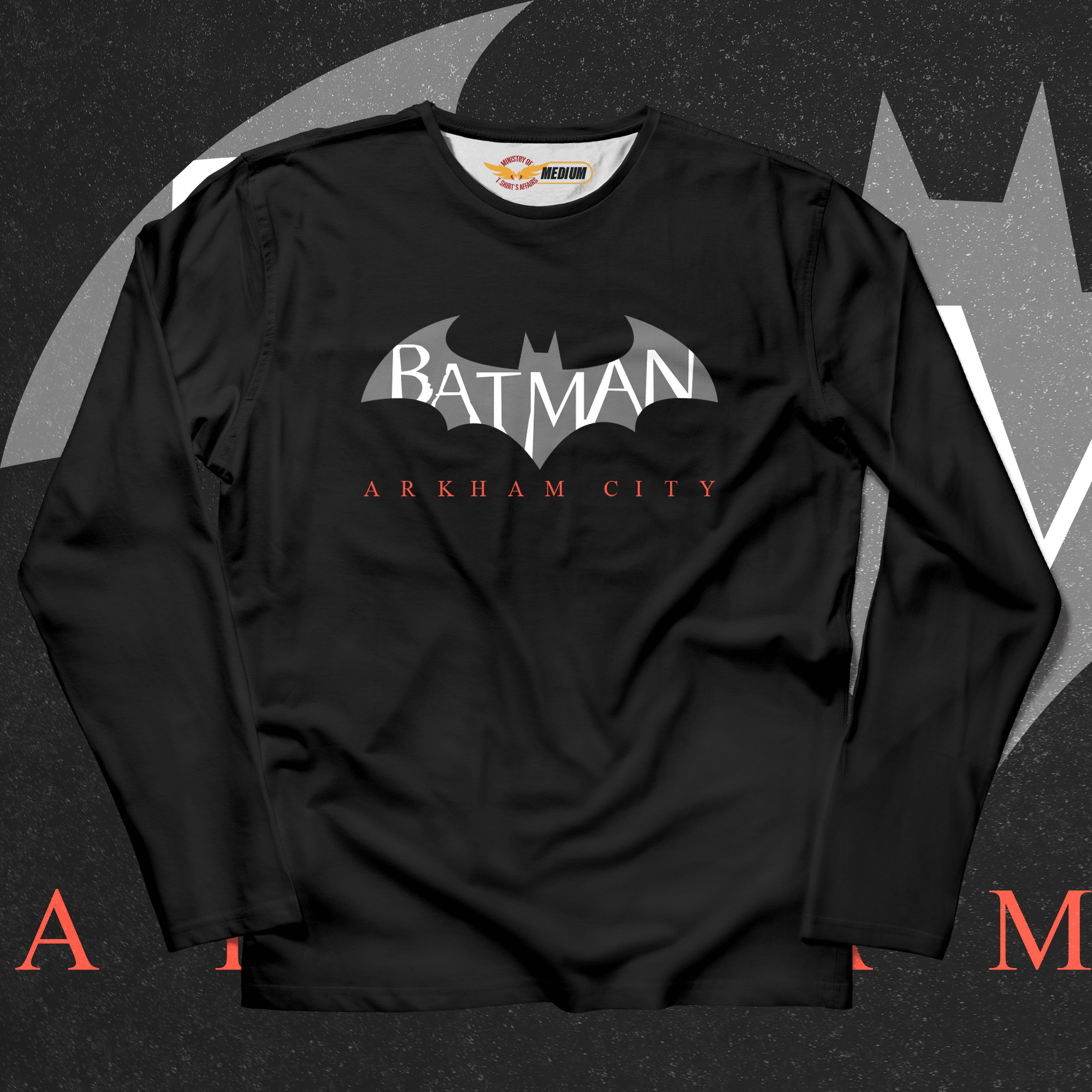 Arkham City Long Sleeves - Ministry Of T-Shirt's Affairs