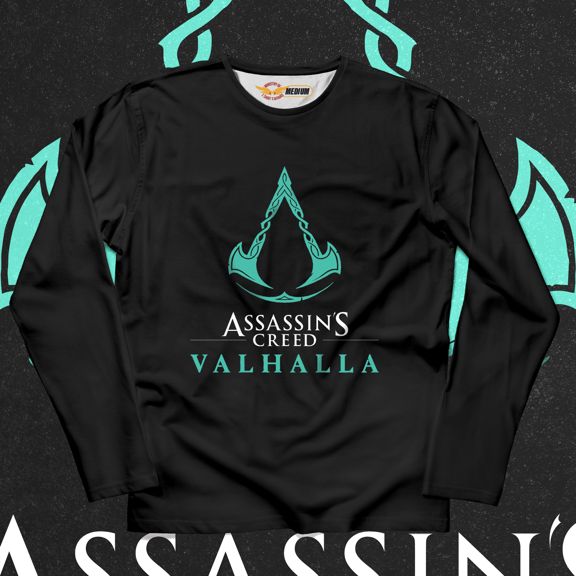 Assassin's Creed Valhalla Long Sleeves - Ministry Of T-Shirt's Affairs