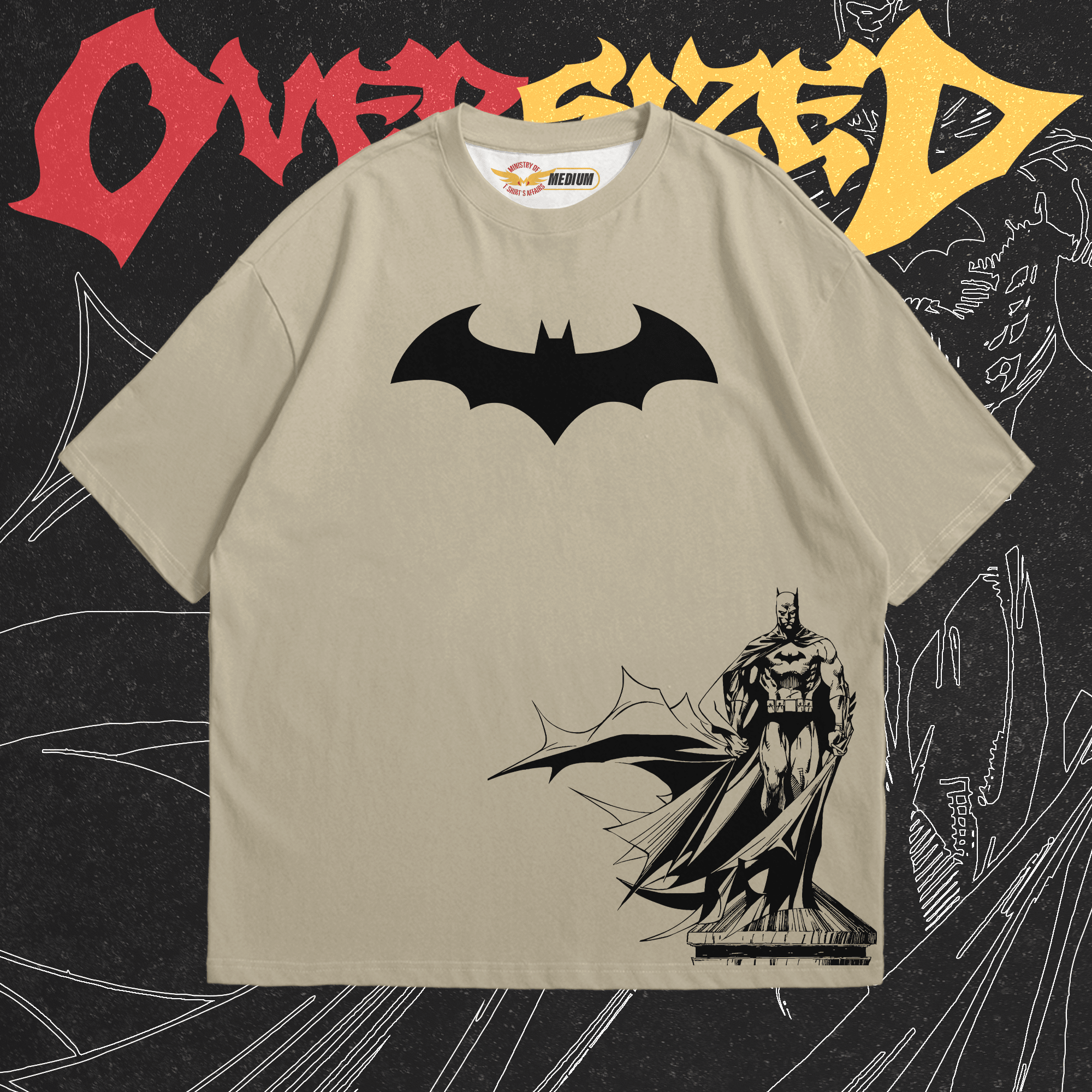 Batman XX Oversized - Ministry Of T-Shirt's Affairs