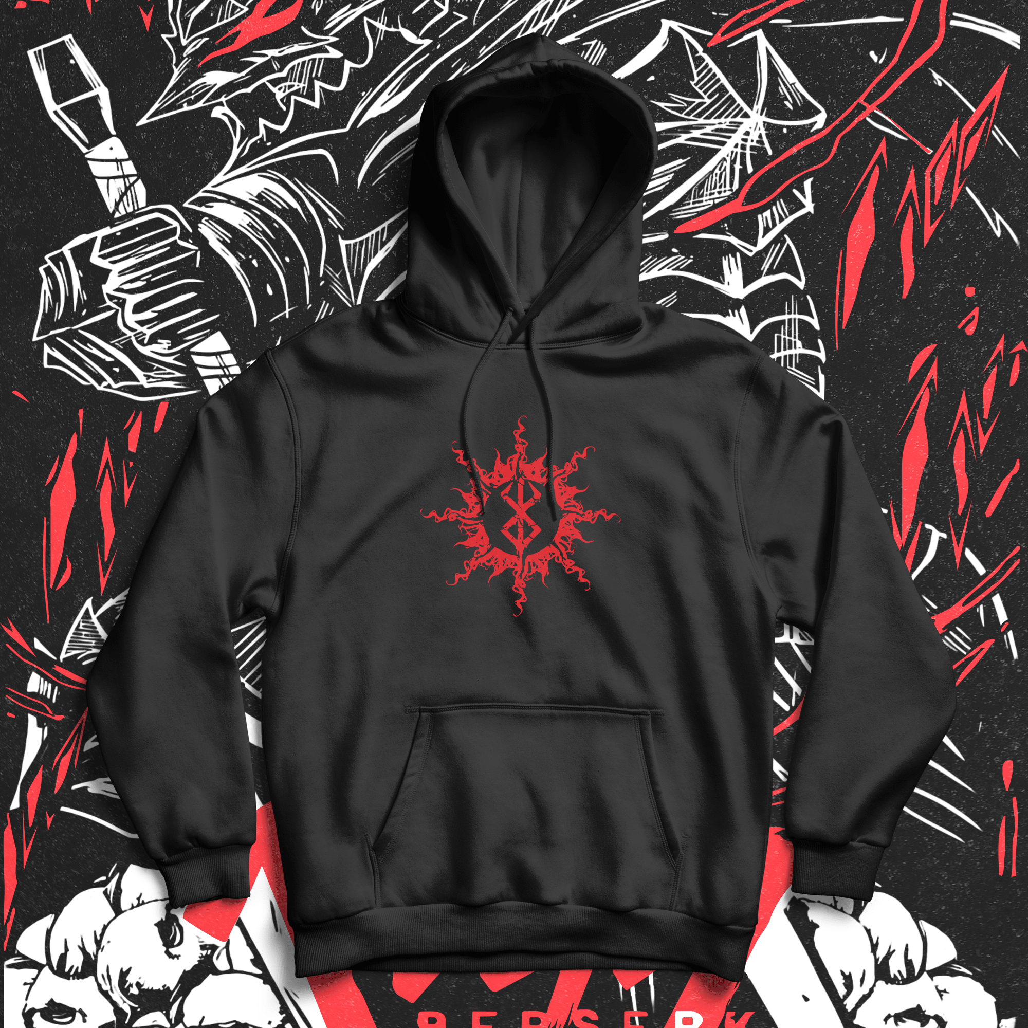 Berserk II Hoodie - Ministry Of T-Shirt's Affairs