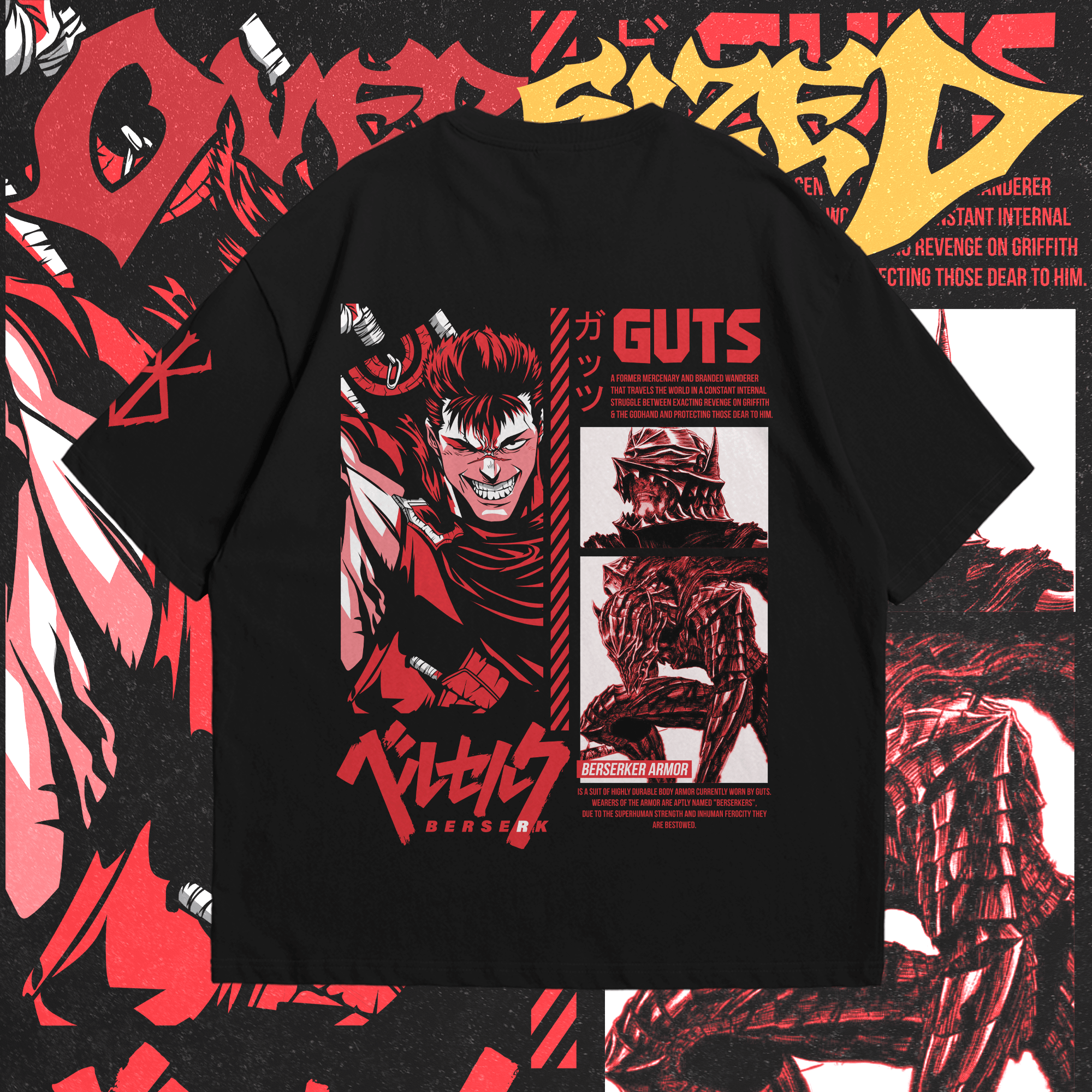 Berserk IV Oversized - Ministry Of T-Shirt's Affairs