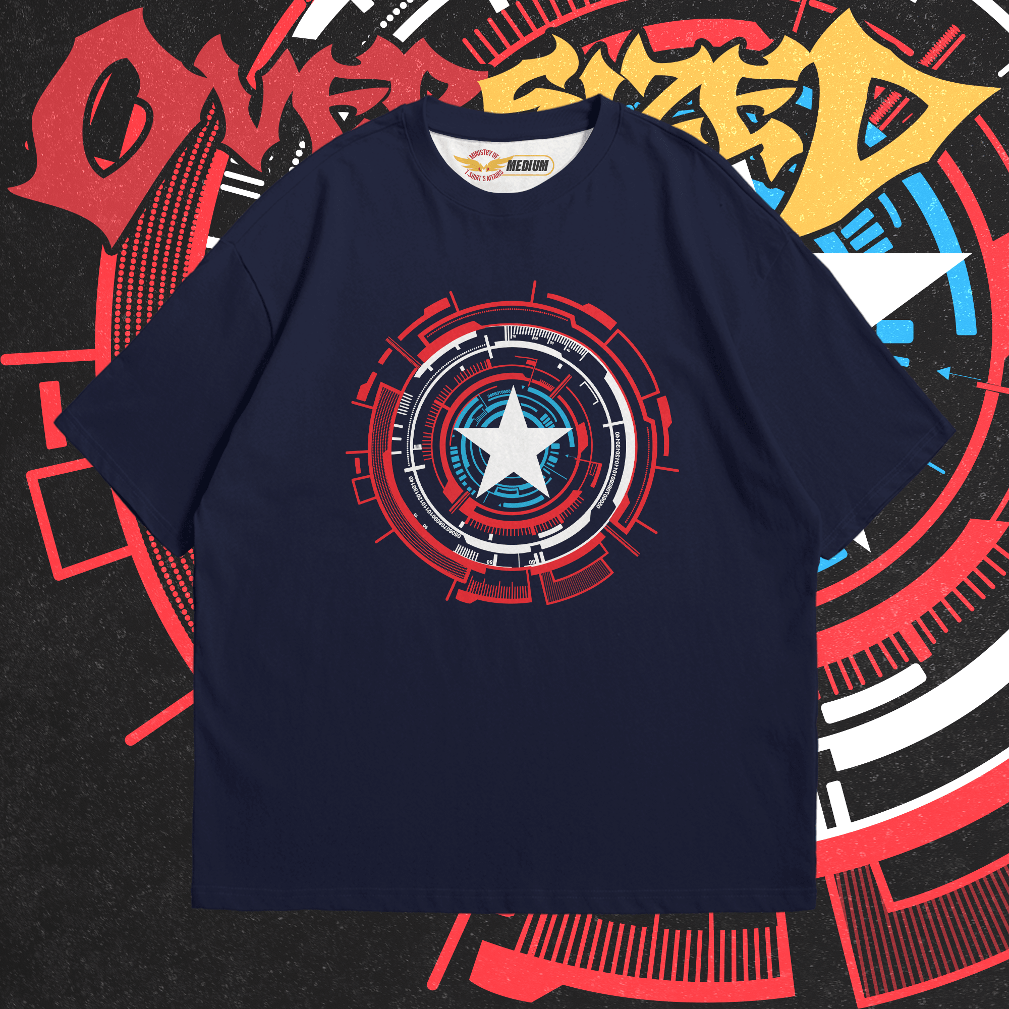 Cap America II Oversized - Ministry Of T-Shirt's Affairs