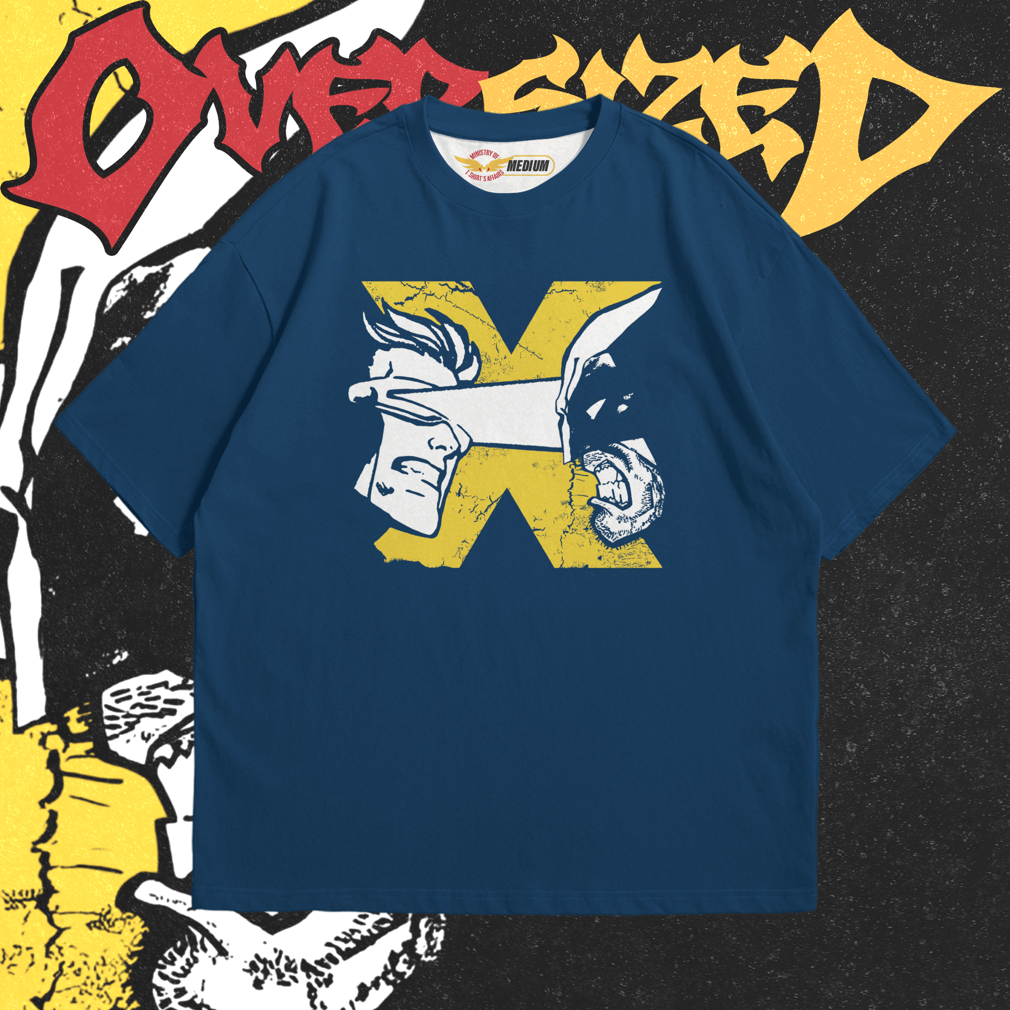 Cyclops X Wolverine Oversized - Ministry Of T-Shirt's Affairs