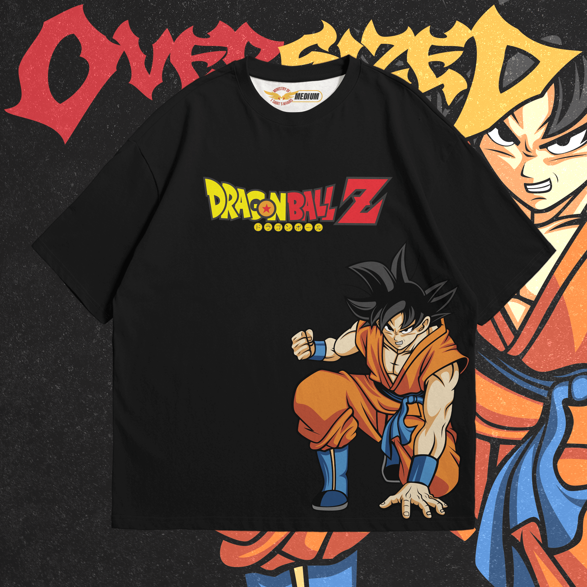DBZ Oversized - Ministry Of T-Shirt's Affairs