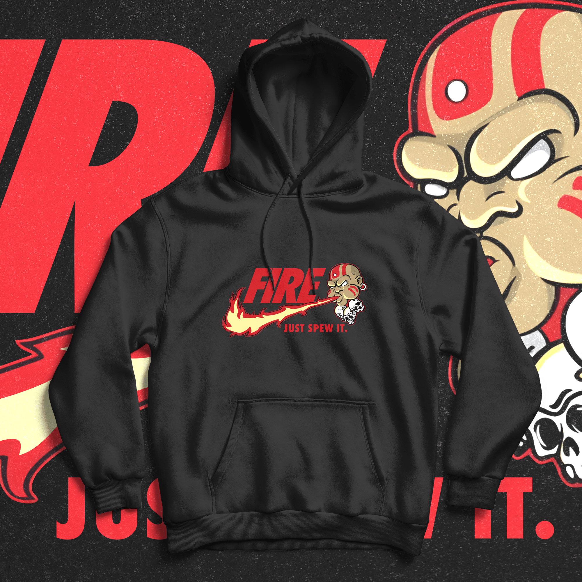 Dhalsim Hoodie - Ministry Of T-Shirt's Affairs