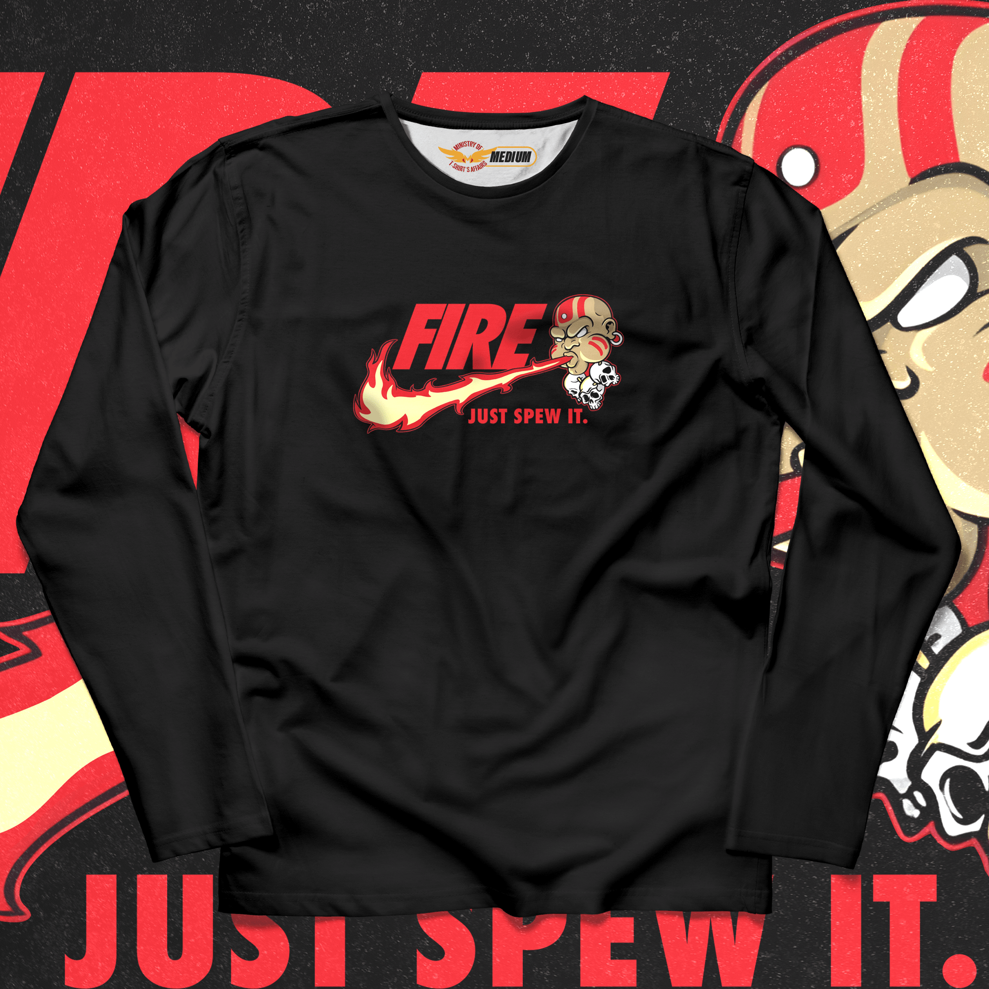 Dhalsim Long Sleeves - Ministry Of T-Shirt's Affairs