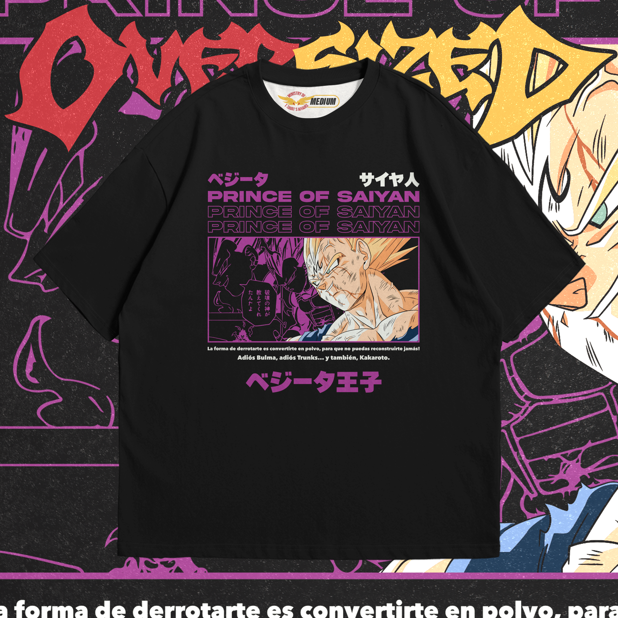Prince Of Saiyan Oversized