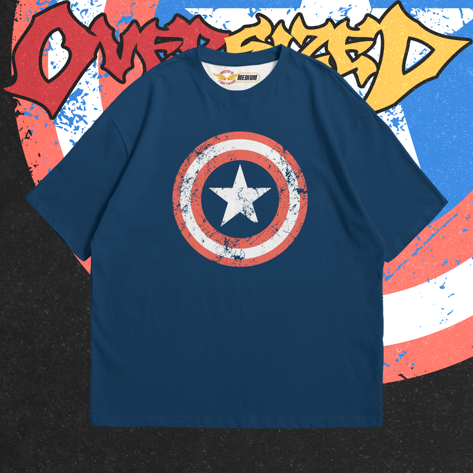 Cap America Oversized