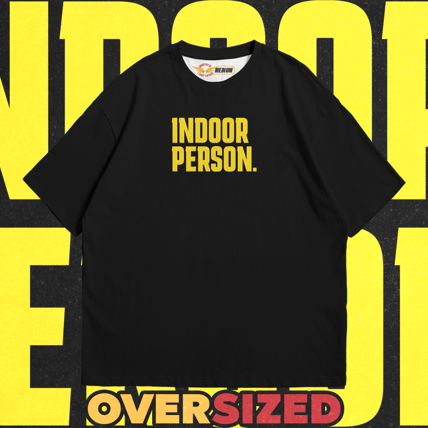 Indoor Person Oversized