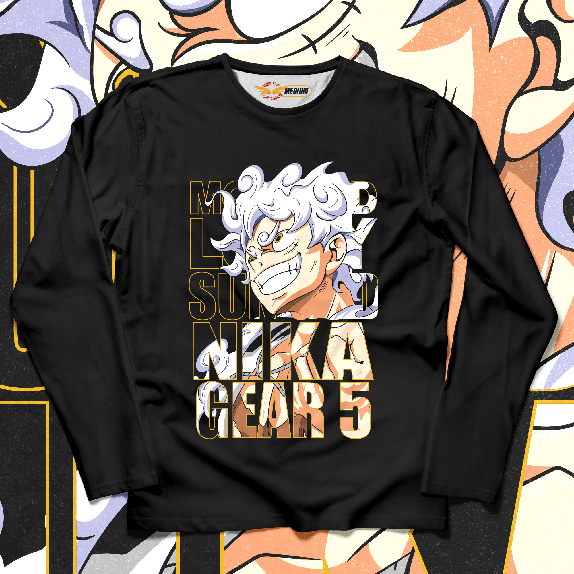 Gear Fifth Luffy II Long Sleeves - Ministry Of T-Shirt's Affairs