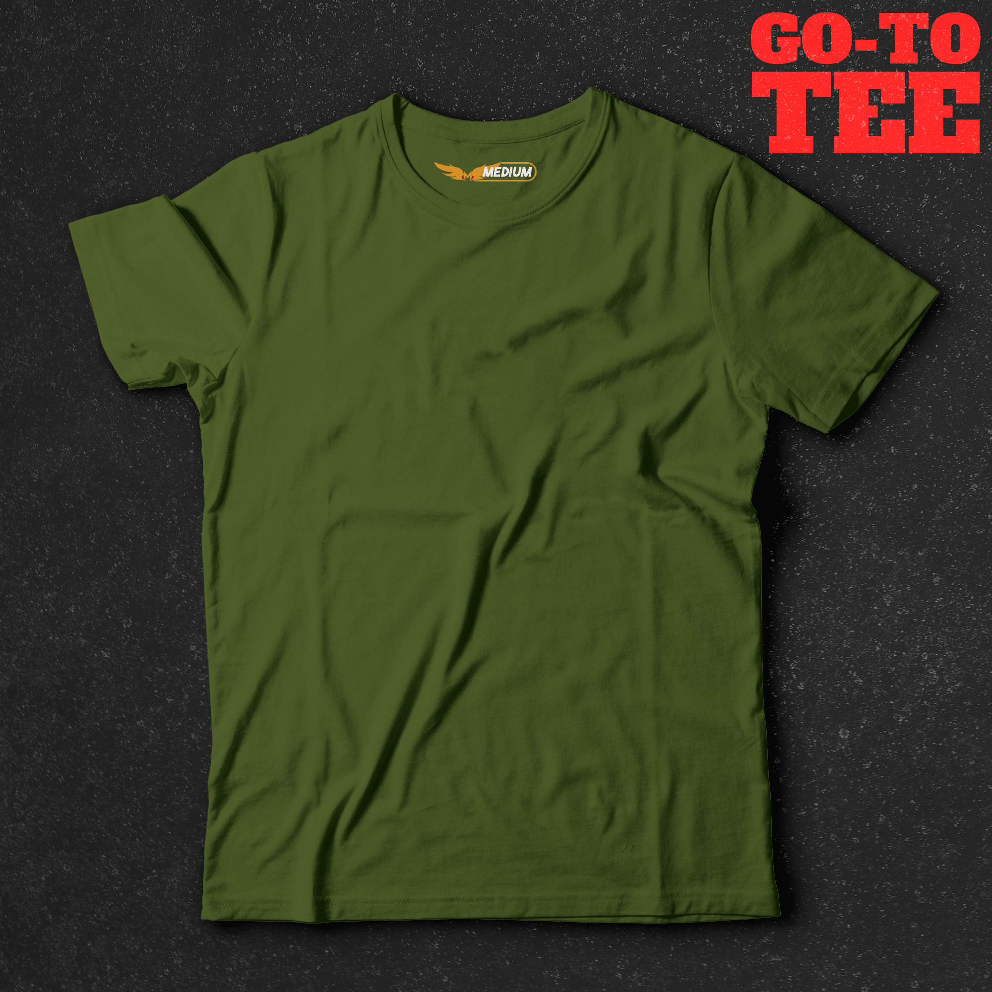 Go-To Olive Green - Ministry Of T-Shirt's Affairs