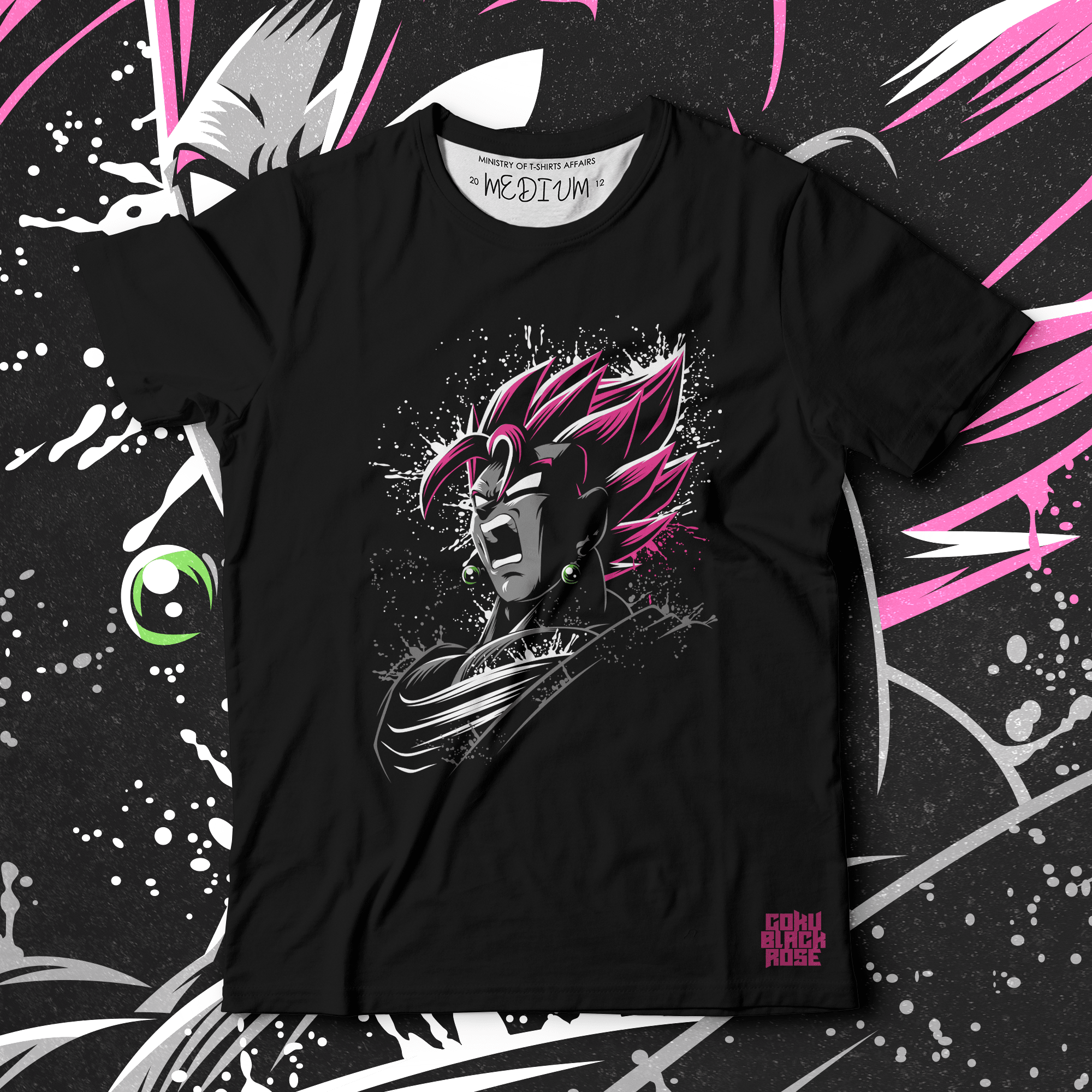 Goku Black Rose - Ministry Of T-Shirt's Affairs