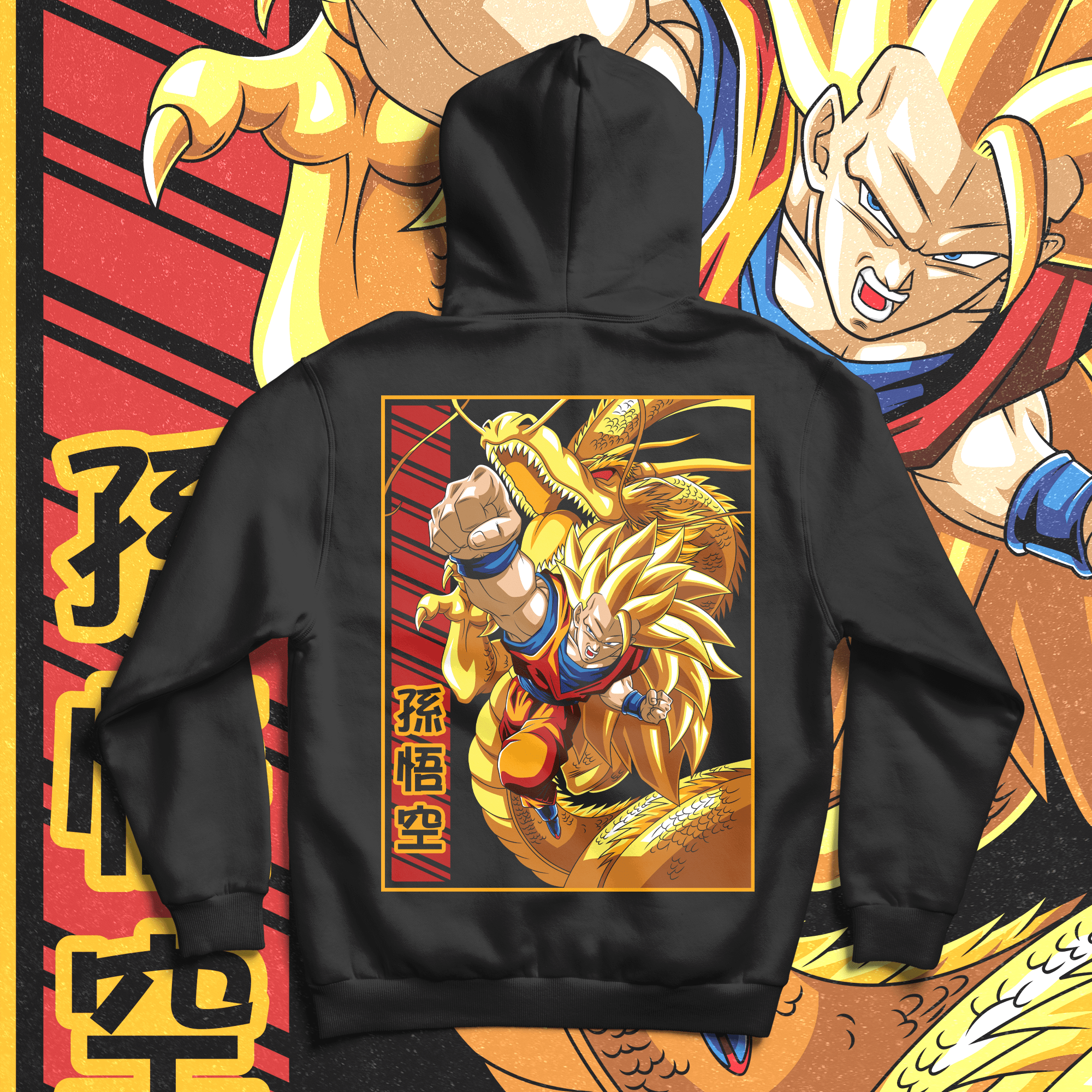 Goku Super Siyan III Hoodie - Ministry Of T-Shirt's Affairs