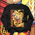Goku Super Siyan III Long Sleeves - Ministry Of T-Shirt's Affairs