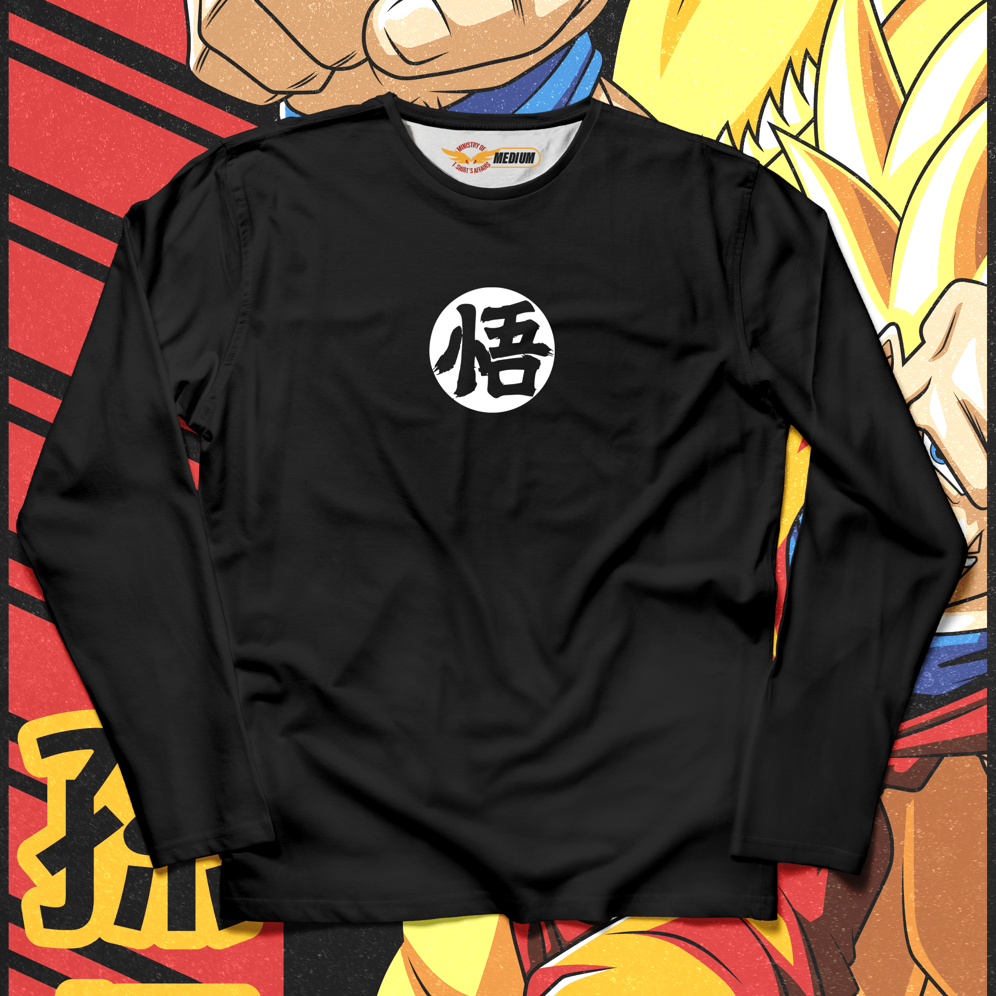 Goku Super Siyan III Long Sleeves - Ministry Of T-Shirt's Affairs