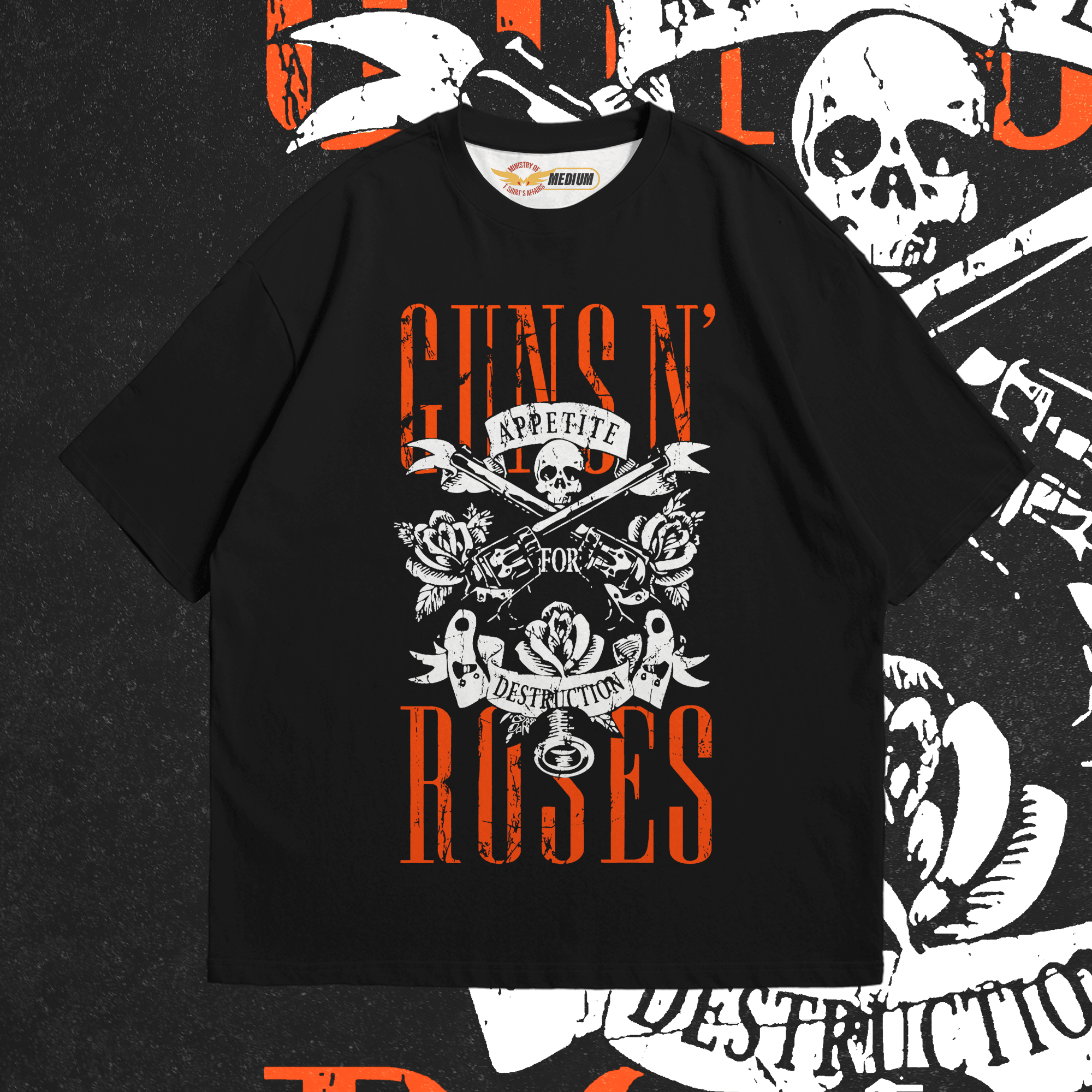 GunsRoses II Oversized - Ministry Of T-Shirt's Affairs