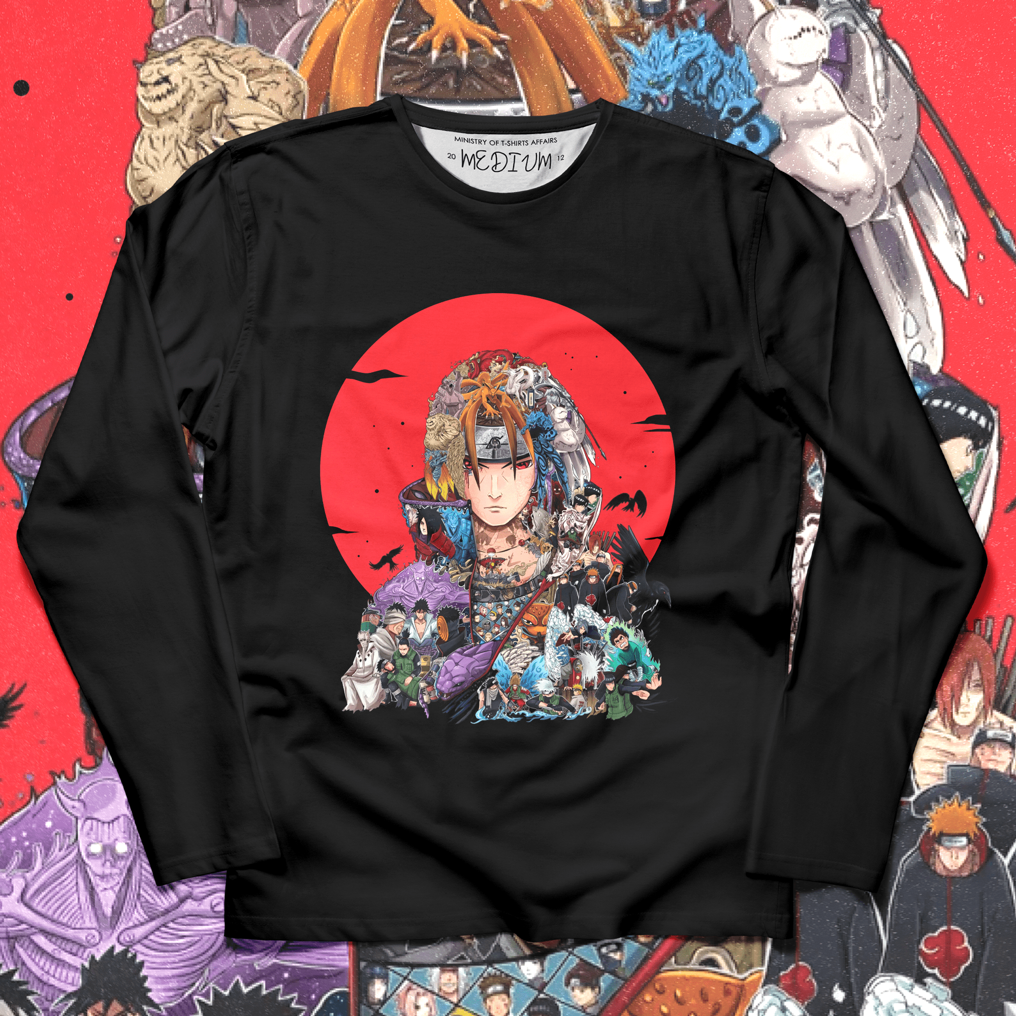 Itachi Uchiha III Long Sleeves - Ministry Of T-Shirt's Affairs