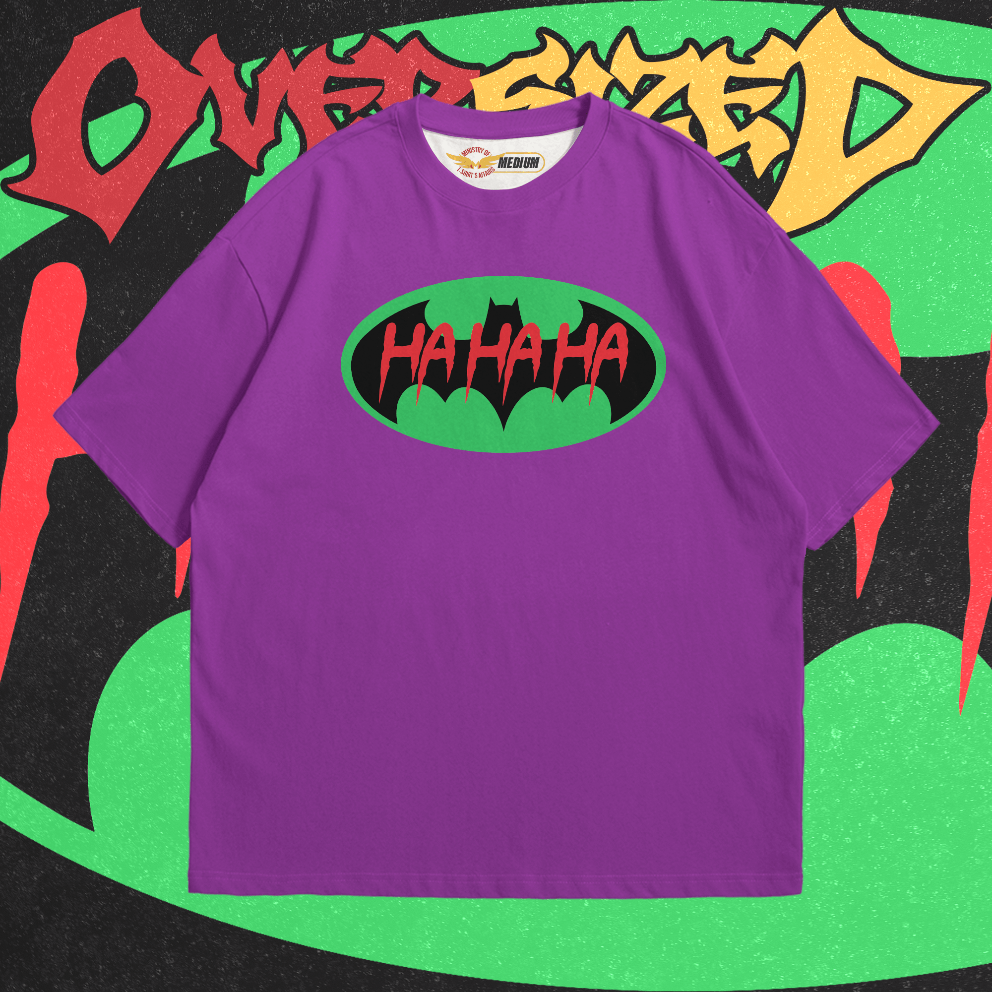 Joke's On You Batman Oversized - Ministry Of T-Shirt's Affairs