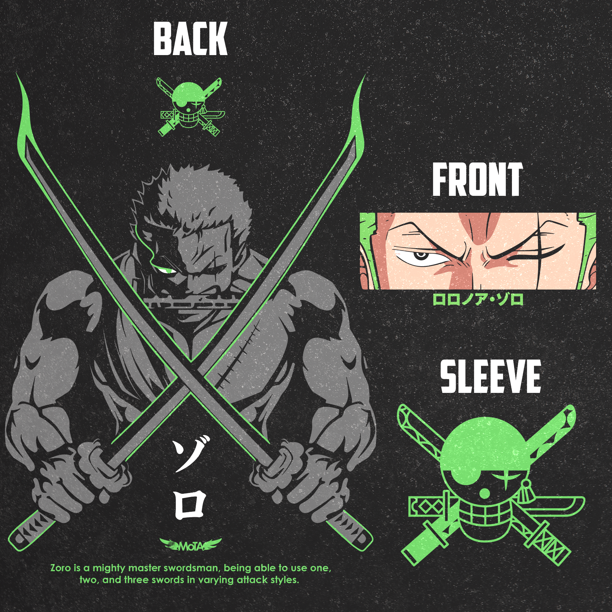 Zoro II Long Sleeves - Ministry of T-Shirt's Affairs