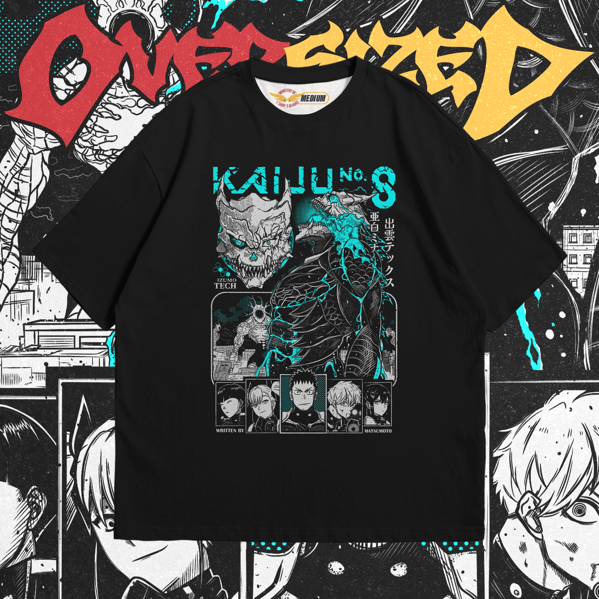 Kaiju no 8 II Oversized - Ministry Of T-Shirt's Affairs