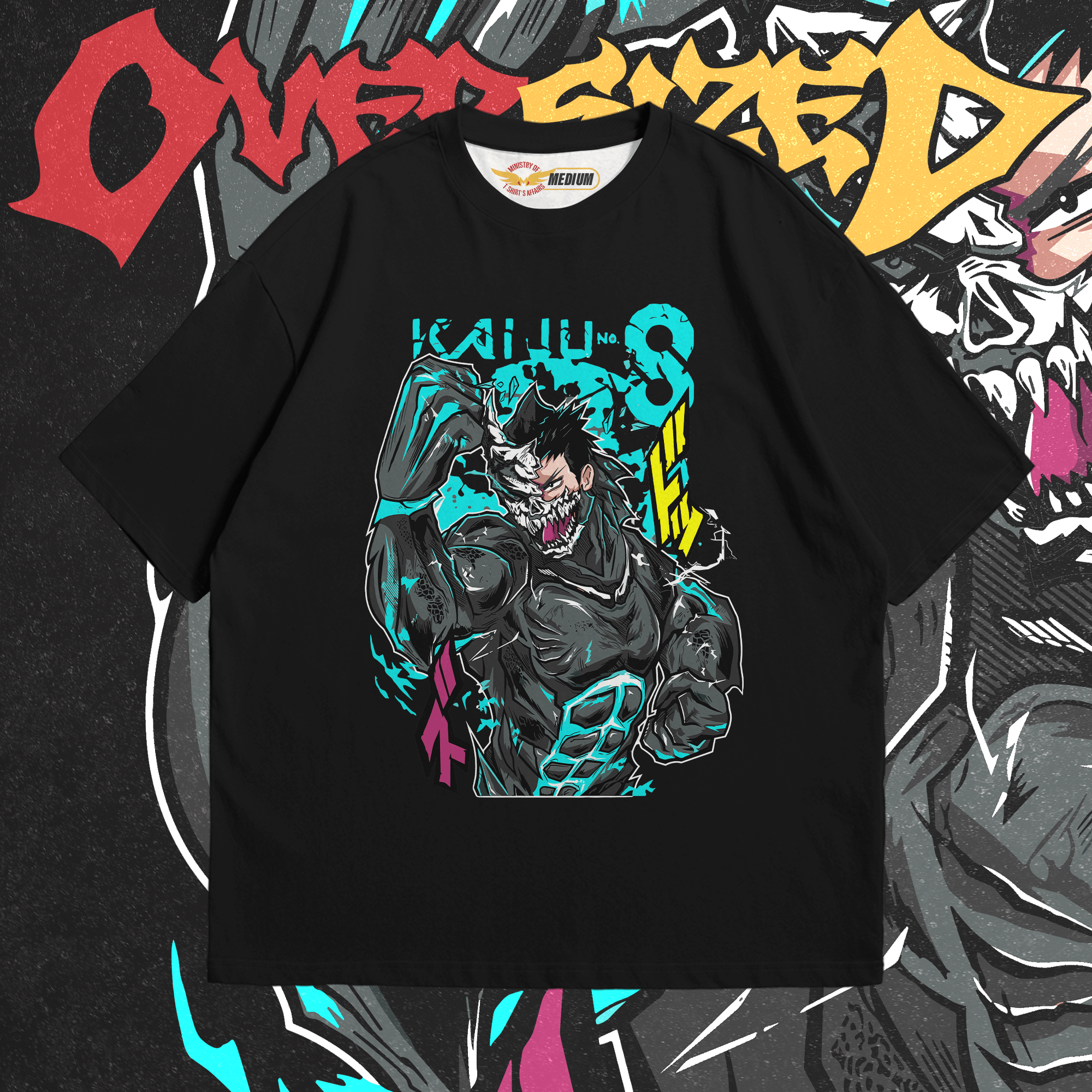 Kaiju no 8 Oversized - Ministry Of T-Shirt's Affairs