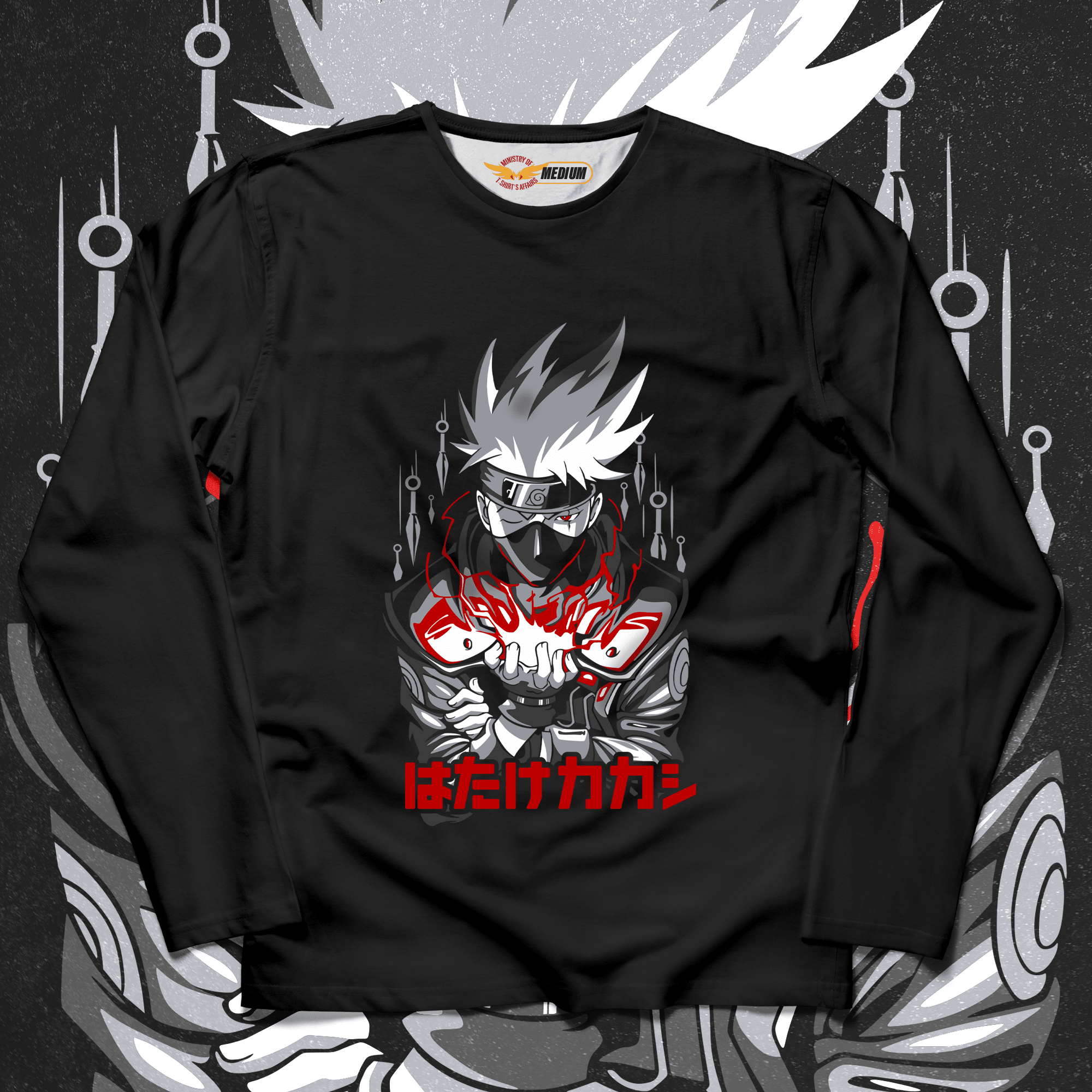 Kakashi IV Long Sleeves - Ministry Of T-Shirt's Affairs