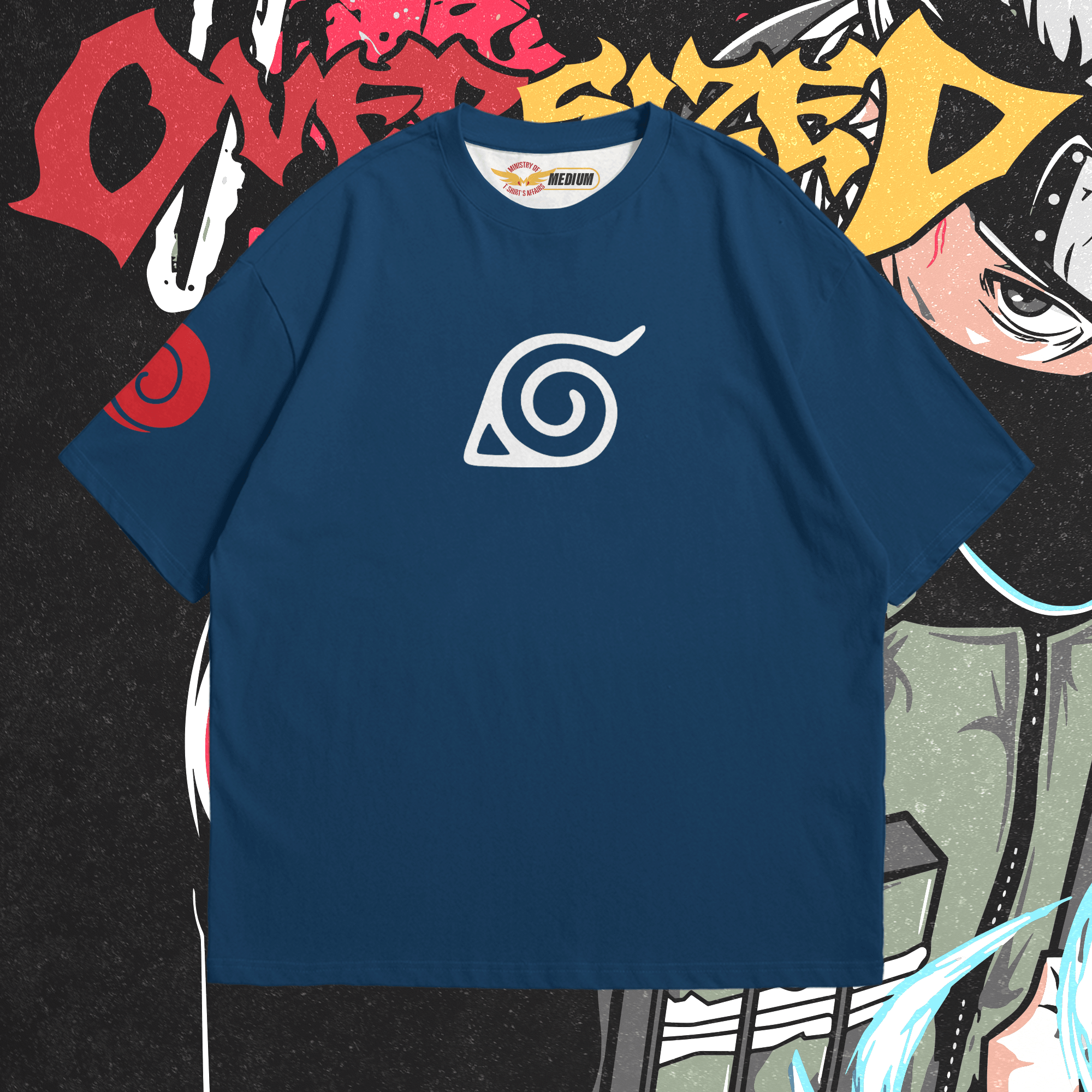 Kakashi X Oversized - Ministry Of T-Shirt's Affairs