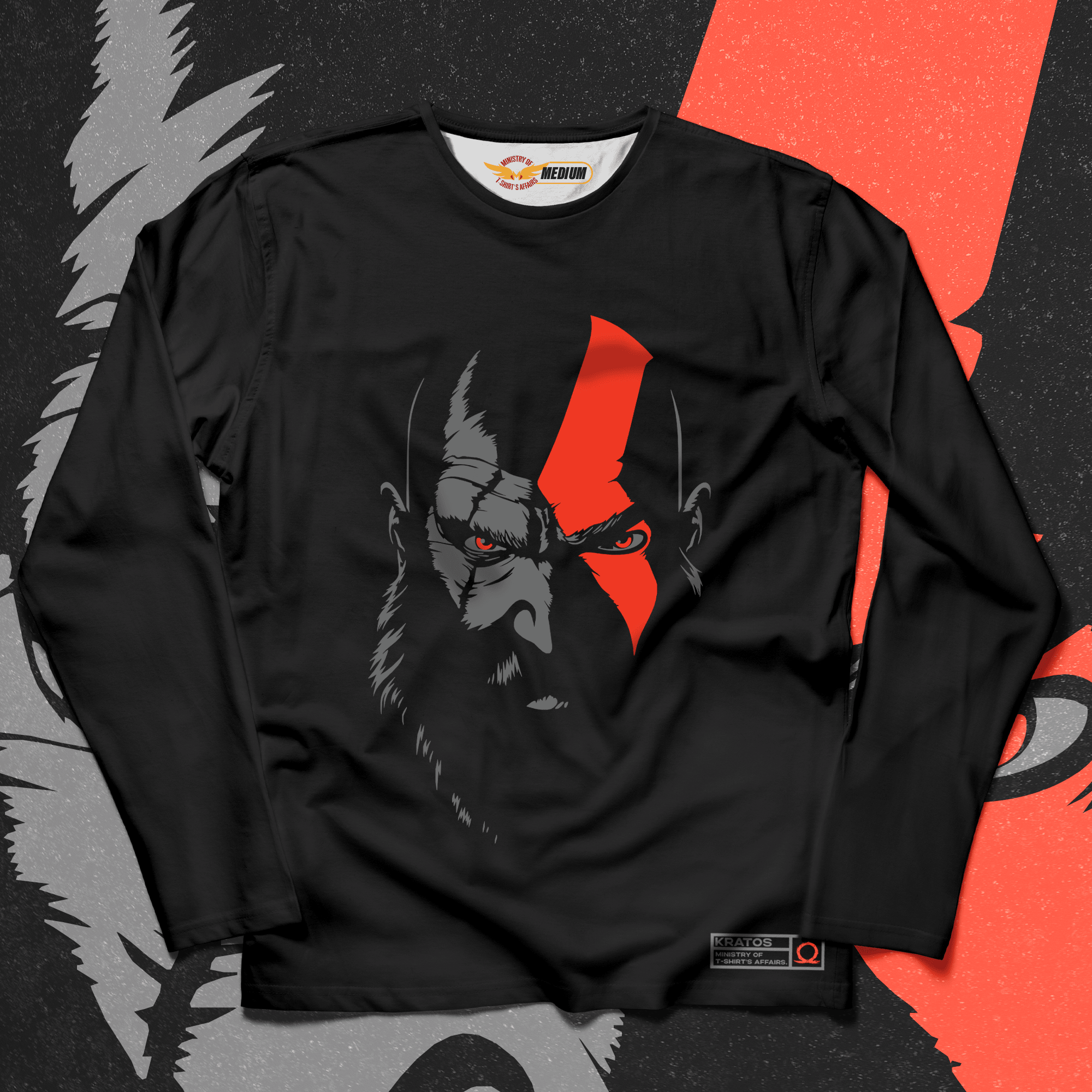 Kratos Long Sleeves - Ministry Of T-Shirt's Affairs