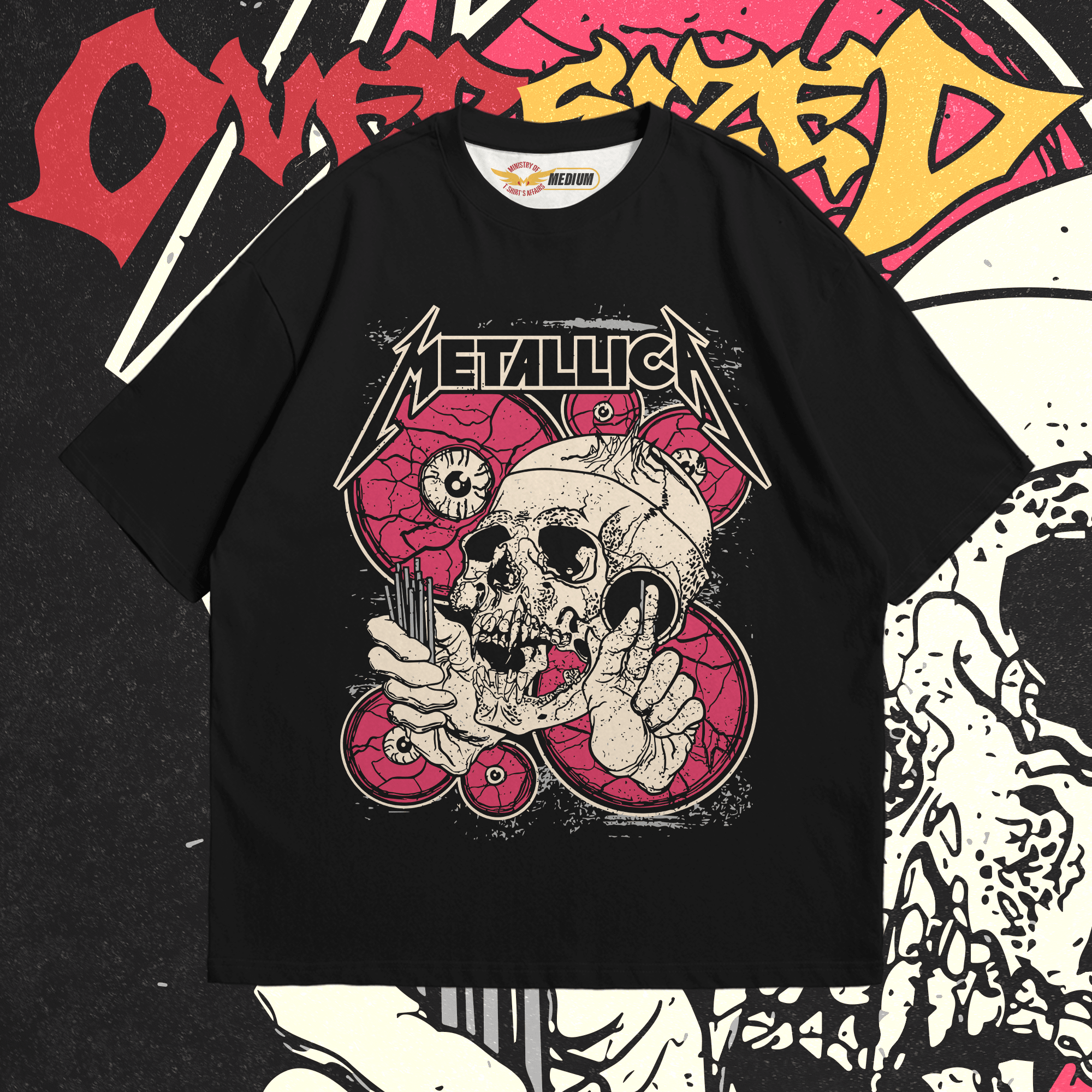 Metallica II Oversized - Ministry Of T-Shirt's Affairs