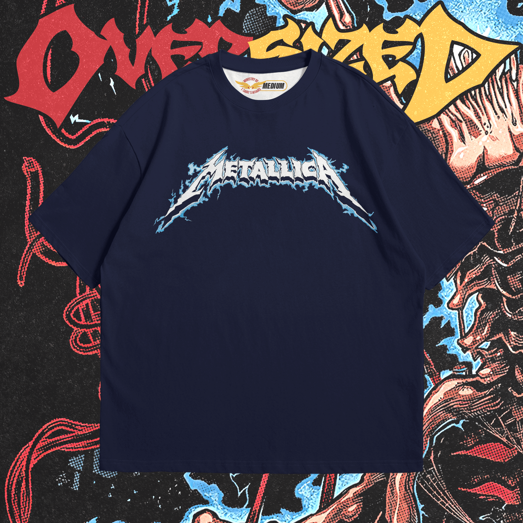 Metallica III Oversized - Ministry Of T-Shirt's Affairs