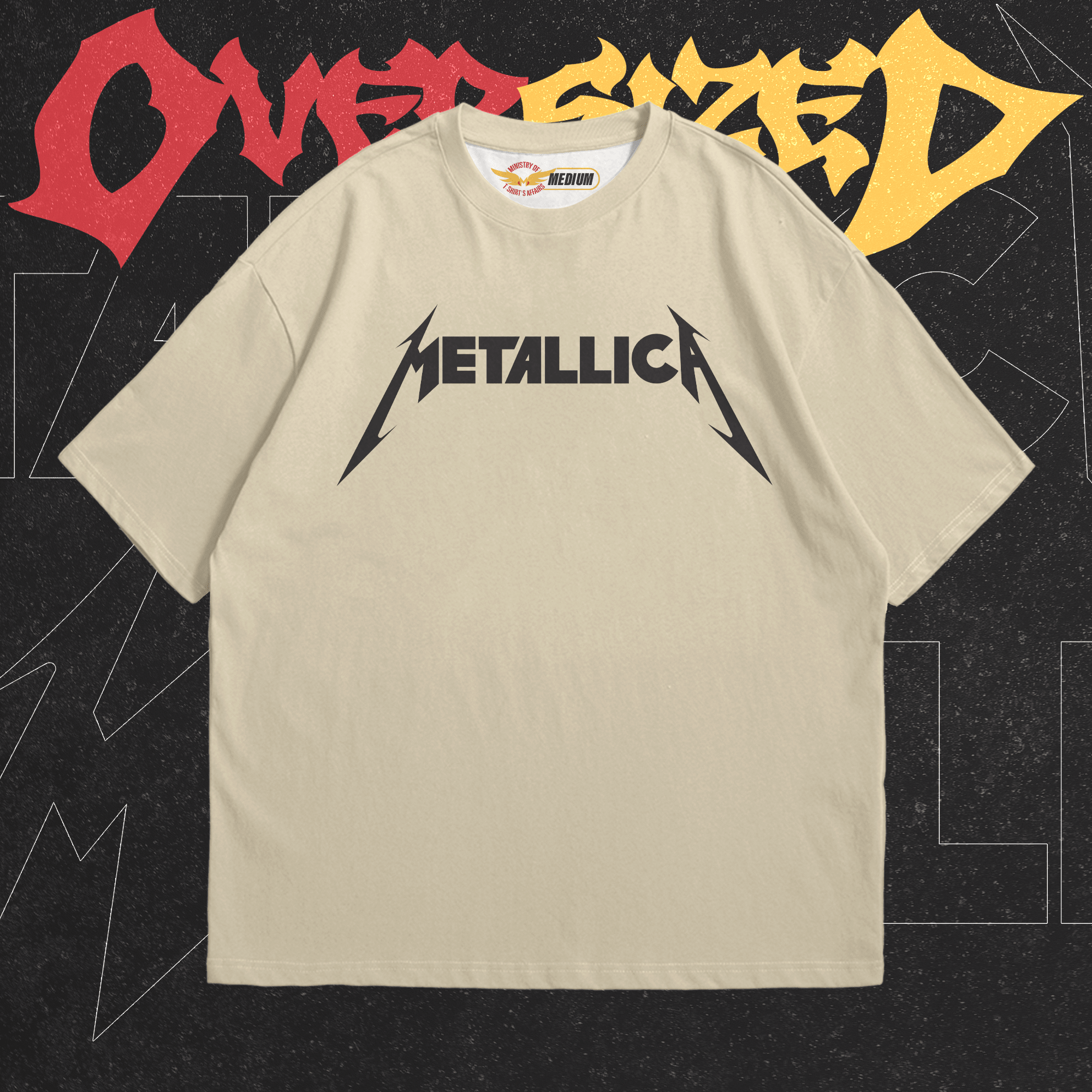 Metallica Oversized - Ministry Of T-Shirt's Affairs
