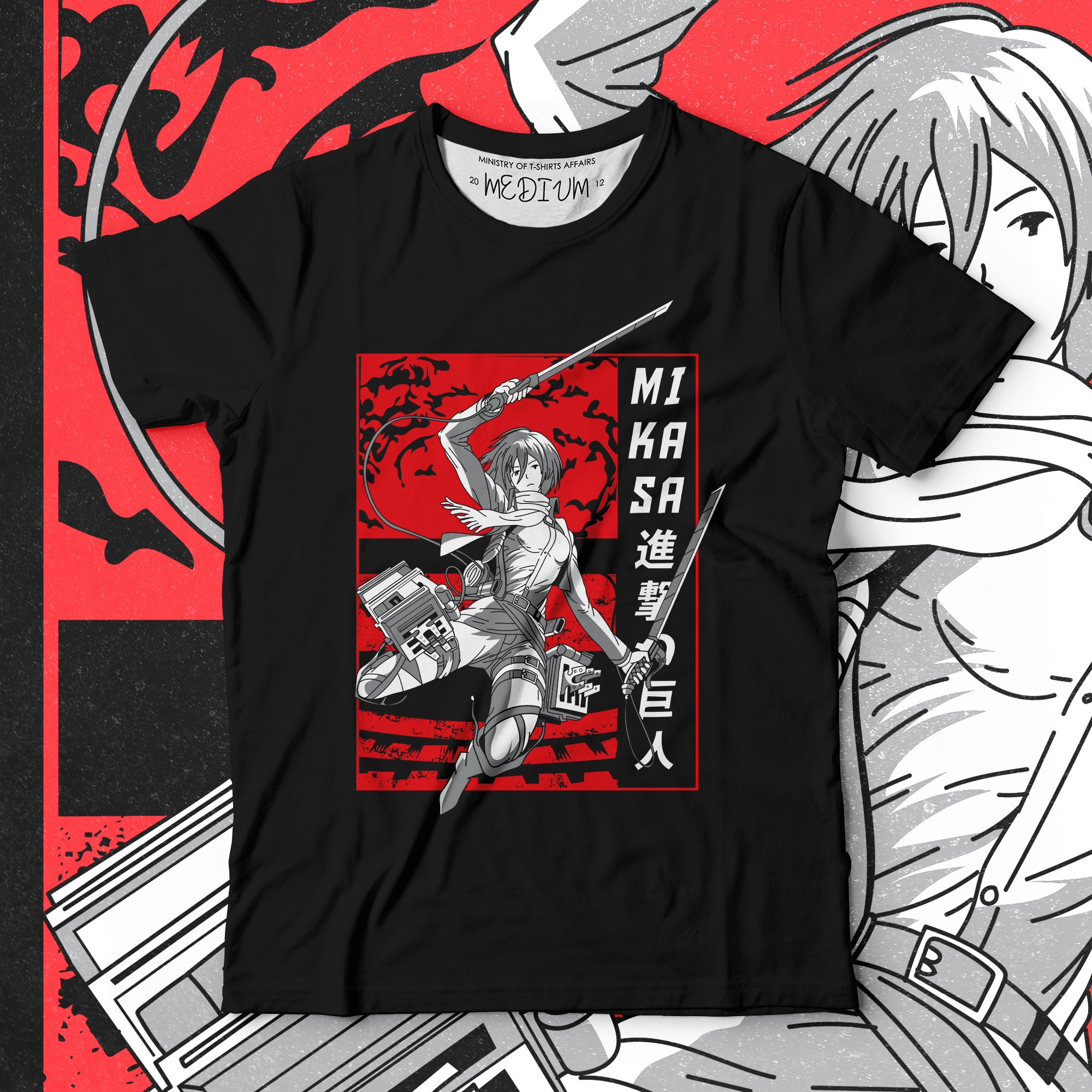 Mikasa Ackerman - Ministry Of T-Shirt's Affairs