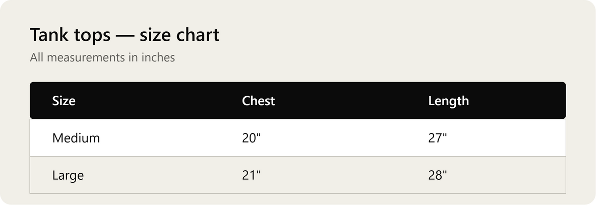 Tank Tops