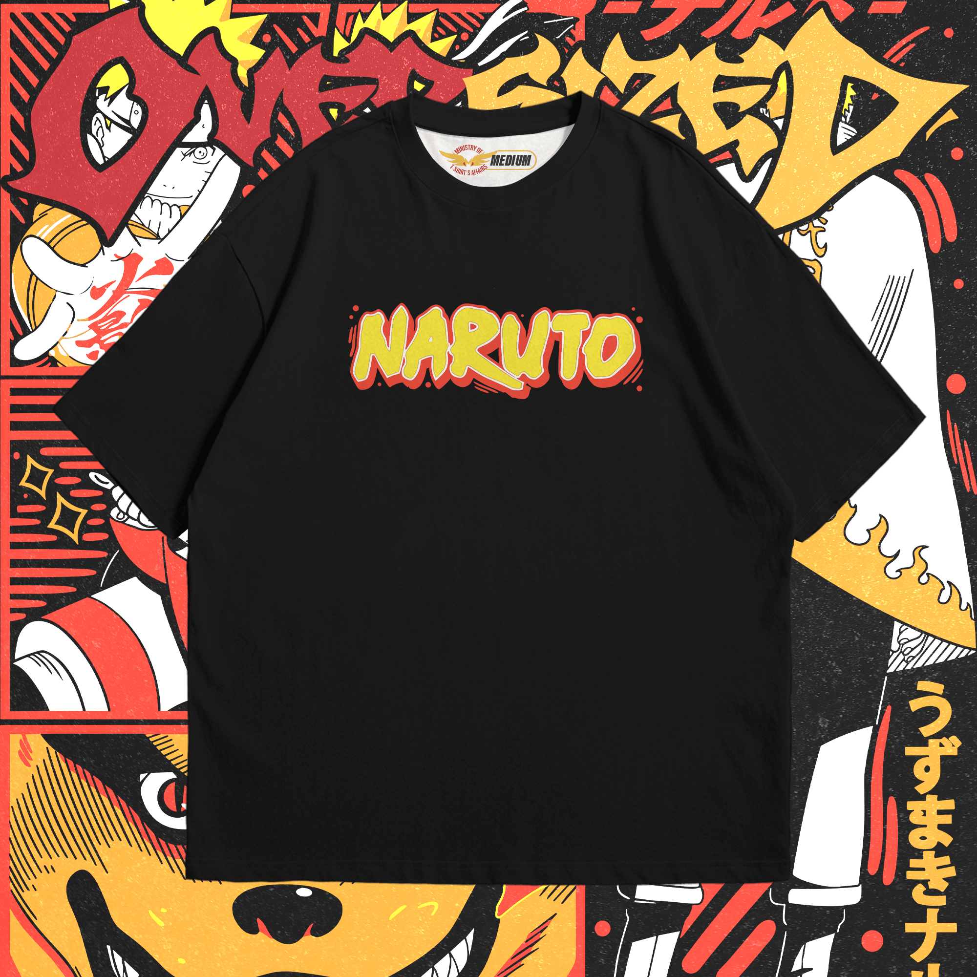 Naruto IV Oversized - Ministry Of T-Shirt's Affairs