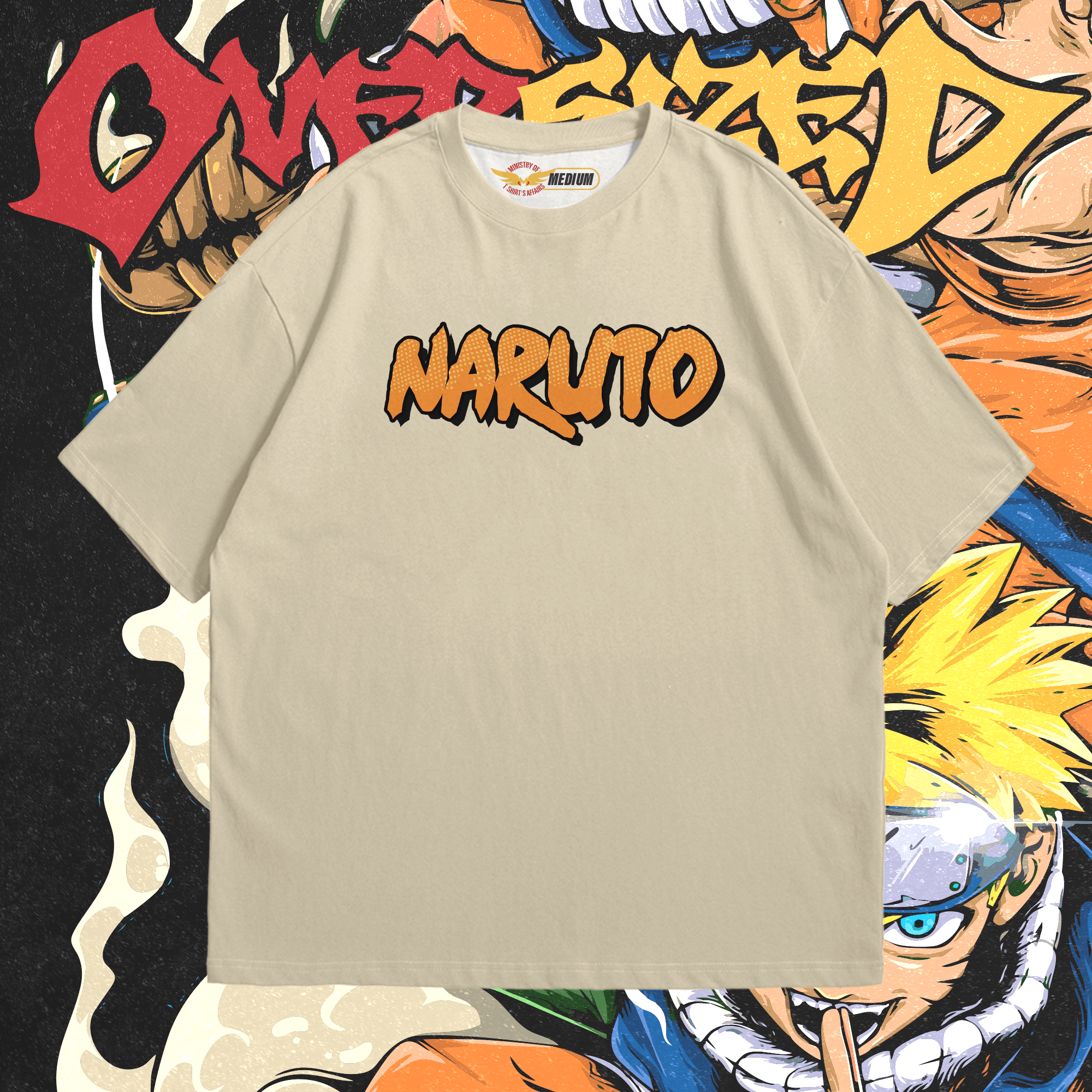 Naruto Oversized - Ministry Of T-Shirt's Affairs